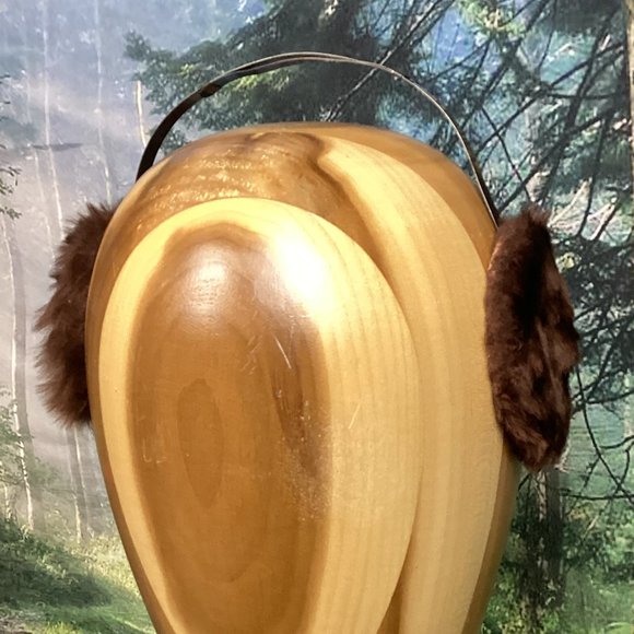 Vintage Faux Fur Brown Ear Muffs - Picture 1 of 9